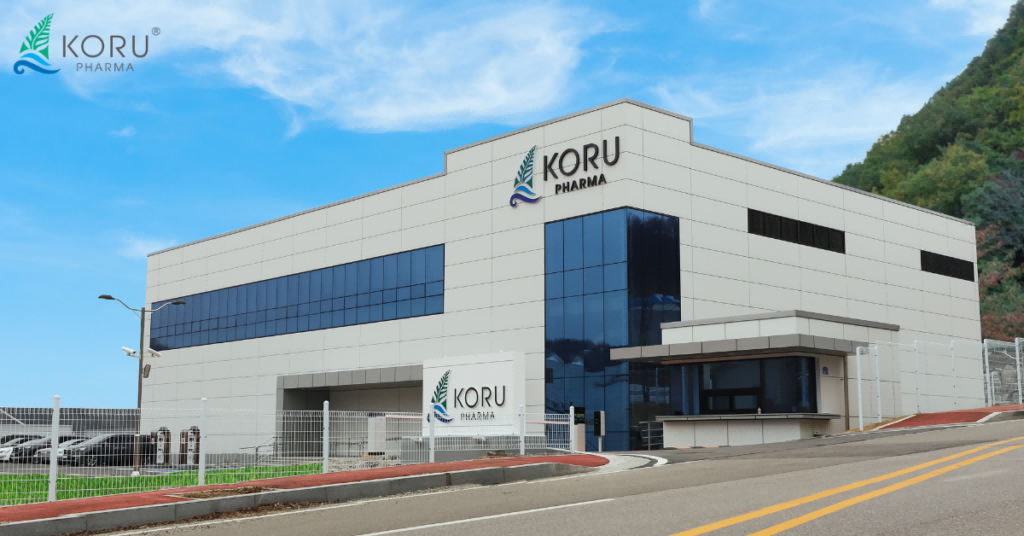 KORU 制药公司在韩国设立了生产工厂