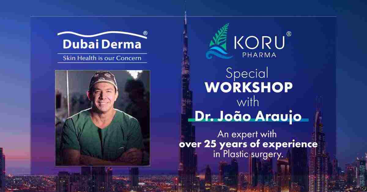 Koru 制药公司在2023年迪拜激光皮肤学展期间举办的研讨会